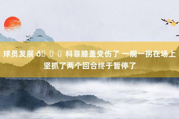 球员发展 😐科菲膝盖受伤了 一瘸一拐在场上坚抓了两个回合终于暂停了